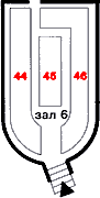 План-схема зала 6