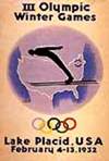 Эмблема плакат III зимние Олимпийские игры